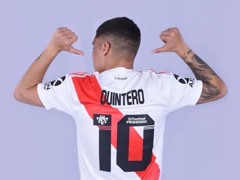 Son tremendos: el doble sentido que los hinchas le encontraron a un posteo de River sobre Quintero