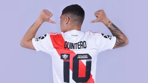 Son tremendos: el doble sentido que los hinchas le encontraron a un posteo de River sobre Quintero