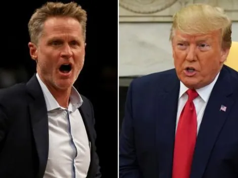 No para: Donald Trump insultó a Steve Kerr y Stephen Curry tuvo una respuesta épica