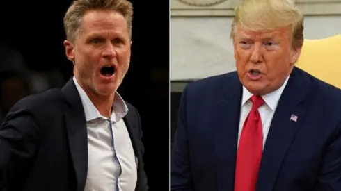 No para: Donald Trump insultó a Steve Kerr y Stephen Curry tuvo una respuesta épica