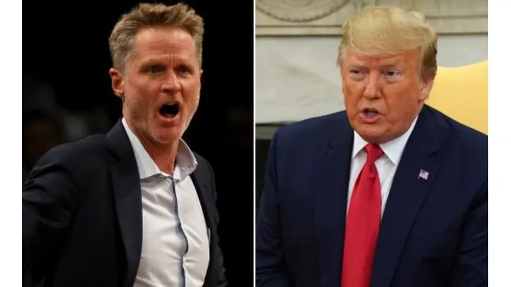 No para: Donald Trump insultó a Steve Kerr y Stephen Curry tuvo una respuesta épica