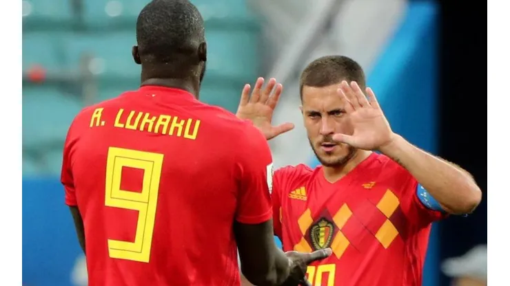 Romelu Lukaku y Eden Hazard (Bélgica)