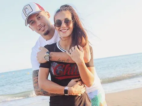 Lucas Ocampos debutó con gol y su esposa explotó de felicidad en Instagram