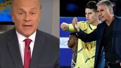 Carlos Antonio Vélez / Carlos Queiroz y James Rodríguez