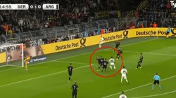 Gnabry limpió a 3 jugadores de Argentina con un toque y hay gol de Alemania