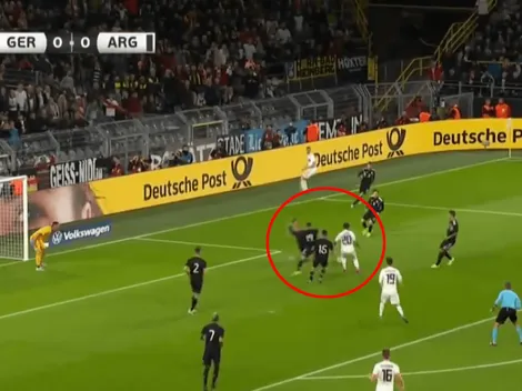 Gnabry limpió a 3 jugadores de Argentina con un toque y hay gol de Alemania