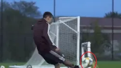 La perla de Chucky Lozano en el entrenamiento de la Selección de México