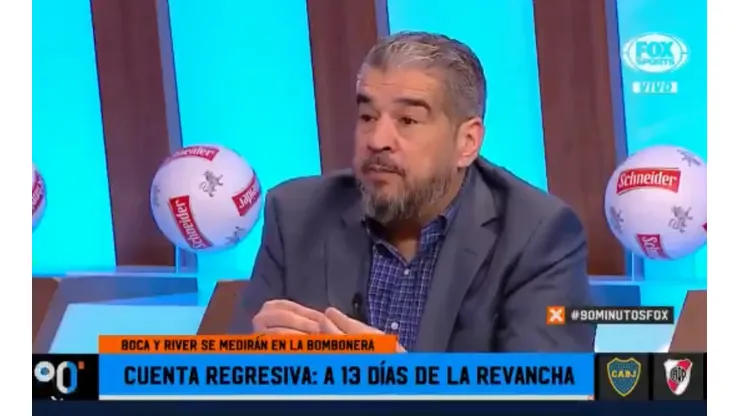 Chavo Fucks mató a Boca: "Montó su vida en función de River"