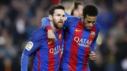 Messi y Neymar, juntos en Barcelona.