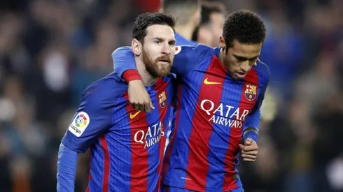 Messi y Neymar, juntos en Barcelona.