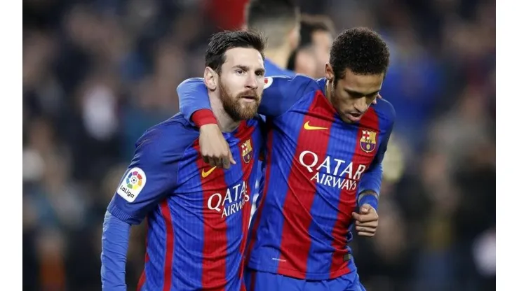 Messi y Neymar, juntos en Barcelona.