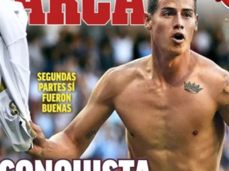 James es la portada de Marca y dice: "Se ha ganado a Zidane con su actitud"