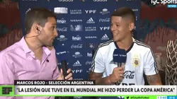 Rojo sobre Messi: "Es calentón, en los partiditos que hacemos quiere ganar siempre"