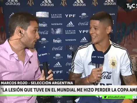 Rojo sobre Messi: "Es calentón, en los partiditos que hacemos quiere ganar siempre"