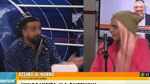 Azzaro fichó a La Queen, algo le llamó la atención y tiró: "Soy de mirar los socotrocos"