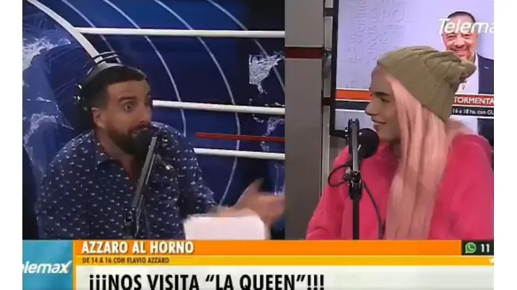 Azzaro fichó a La Queen, algo le llamó la atención y tiró: "Soy de mirar los socotrocos"