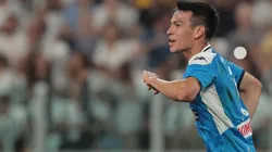 El singular tuit de Napoli para el Chucky Lozano