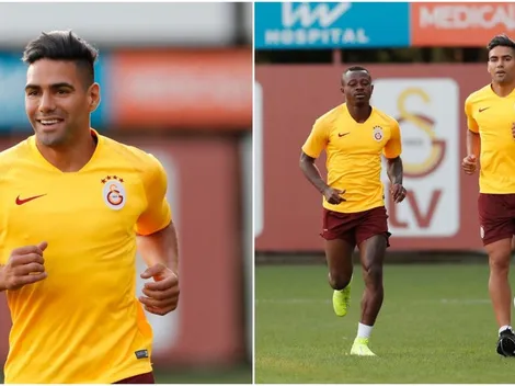¡Así fue el primer entrenamiento de Radamel Falcao con el Galatasaray!