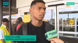 Marcos López jugó la sub 20 con Perú este año.