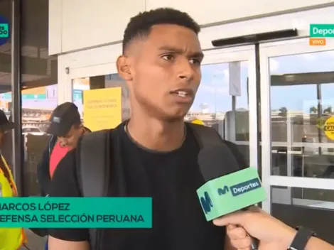 Marcos López se compara con un Genio: "Me siento capaz de pelear el puesto con Trauco"