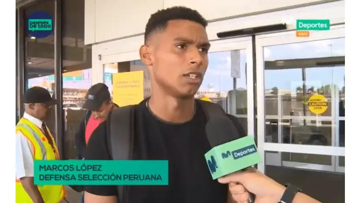 Marcos López jugó la sub 20 con Perú este año.