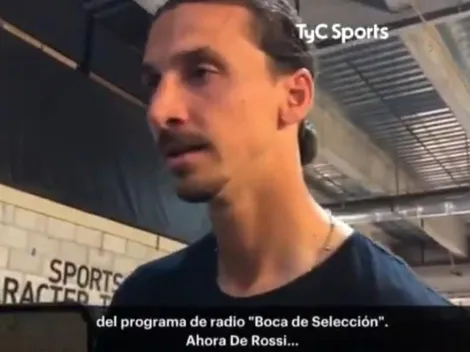 A Ibrahimovic le quisieron preguntar por Boca y se re calentó