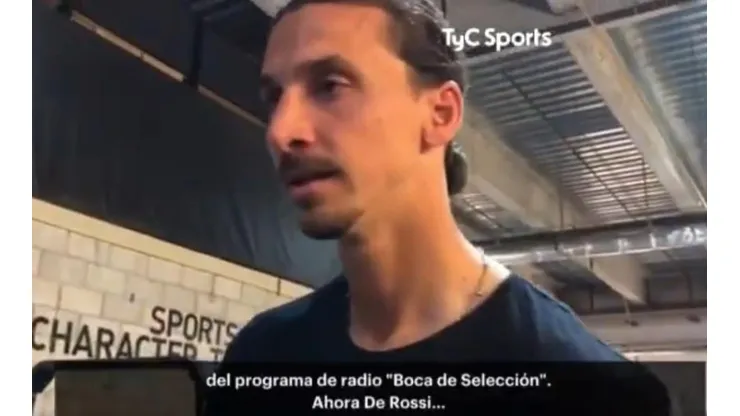 A Ibrahimovic le quisieron preguntar por Boca y se re calentó