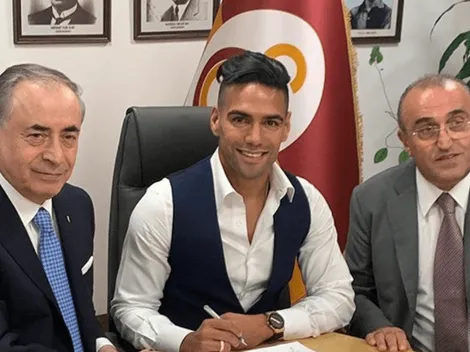 Falcao tuvo que subir un fotón a Instagram porque nunca vivió mejor recibimiento que en Galatasaray
