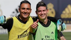 El mensaje de James Rodríguez a Keylor Navas tras su salida del Real Madrid