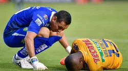 Valencia sufrió una lesión en el duelo ante León. (Foto: Jam)