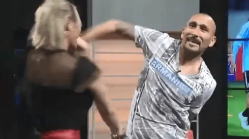 Quién es la periodista que bailó cuarteto en vivo con Cholo Guiñazú