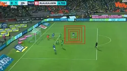 Así fue el gol de Juan David Pérez contra Atlético Nacional.