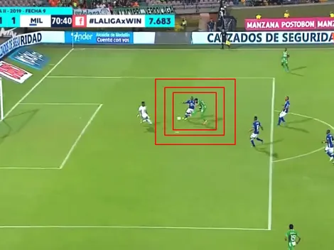 El que no los hace... ¡Cucchi puso el 1-1 entre Nacional y Millonarios!