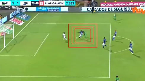 Así fue el gol de Patricio Cucchi para el empate del Verdolaga.