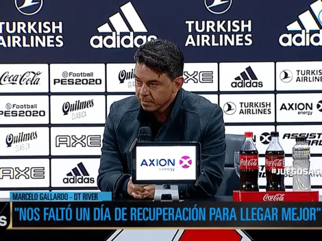 Gallardo: "Nos faltó un día de recuperación y eso nos hubiera permitido llegar mejor"