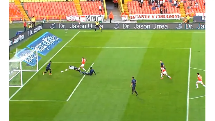 Así fue el primer gol de Santa Fe en casa en la Liga Águila II-2019.