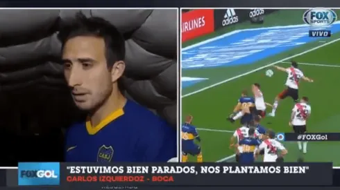 Foto de Izquierdoz, jugador de Boca.