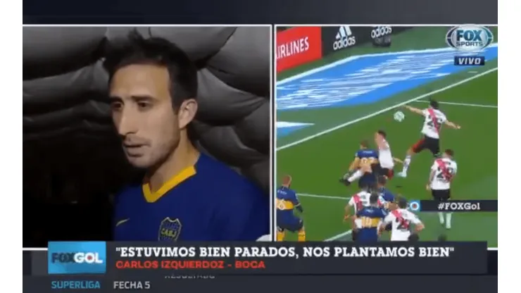 Foto de Izquierdoz, jugador de Boca.