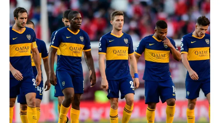 Foto de los jugadores de Boca.