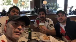 José Luis Higuera, en Argentina para ver el Superclásico