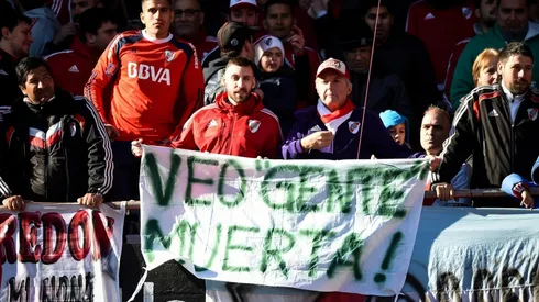 Foto de los hinchas de River.