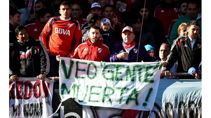 Foto de los hinchas de River.