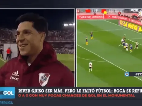Enzo Pérez: "Los periodistas de Boca decían que venían a no perder"