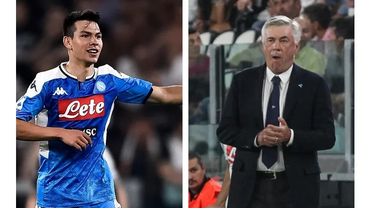 Carlo Ancelotti reconoció la labor de Chucky Lozano