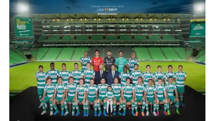 Santos se tomó la foto oficial del Apertura 2019