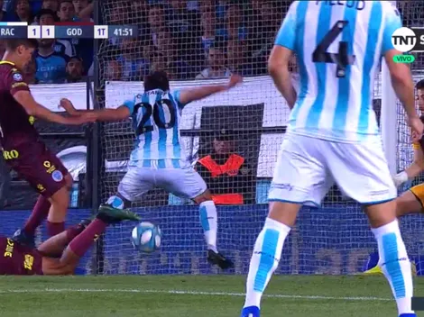 Papelón: Cvitanich vio agua, se tiró como peor pudo y Delfino cobró penal