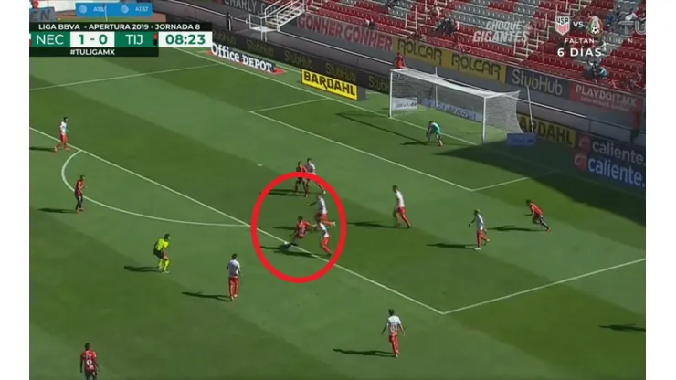 El gol del fin de semana: Vladimir Loroña colgó la pelota del ángulo para la igualdad de Tijuana