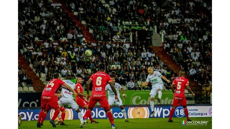 Once Caldas vs. América de Cali por la fecha 9 de la Liga Águila II-2019.