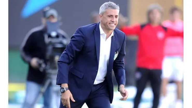 Hernán Crespo en su etapa en Banfield.