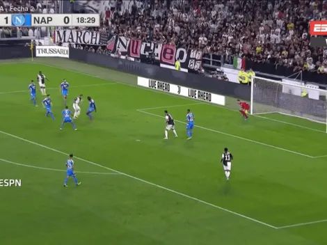 Higuaín dejó pintado a Koulibaly y le rompió el arco al Nápoli para volver a gritar con Juventus